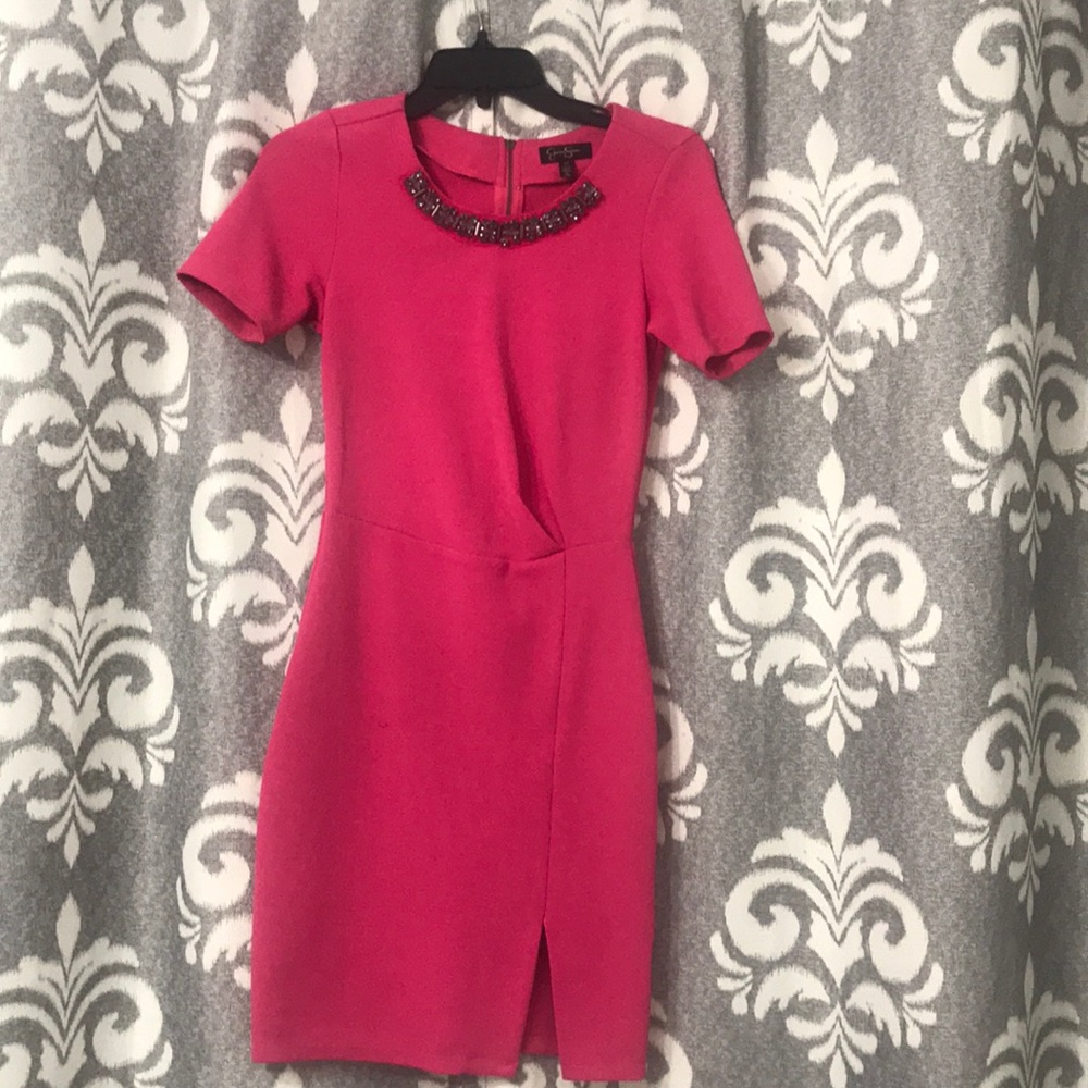 Jessica Simpson pink dress